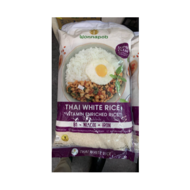 Thai white wonnapob rice
